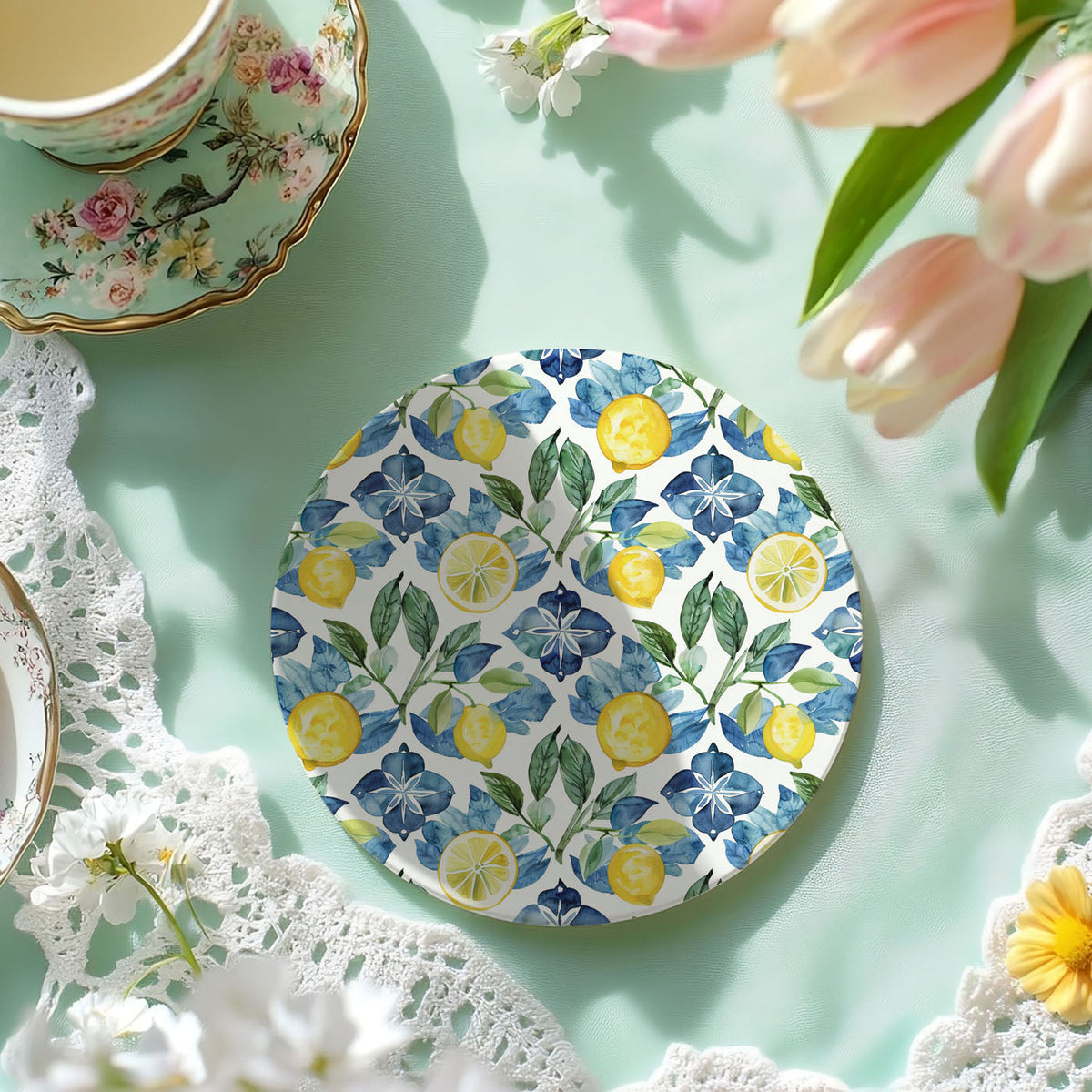 Coasters - Mediterranean Lemon, PRE-ORDER