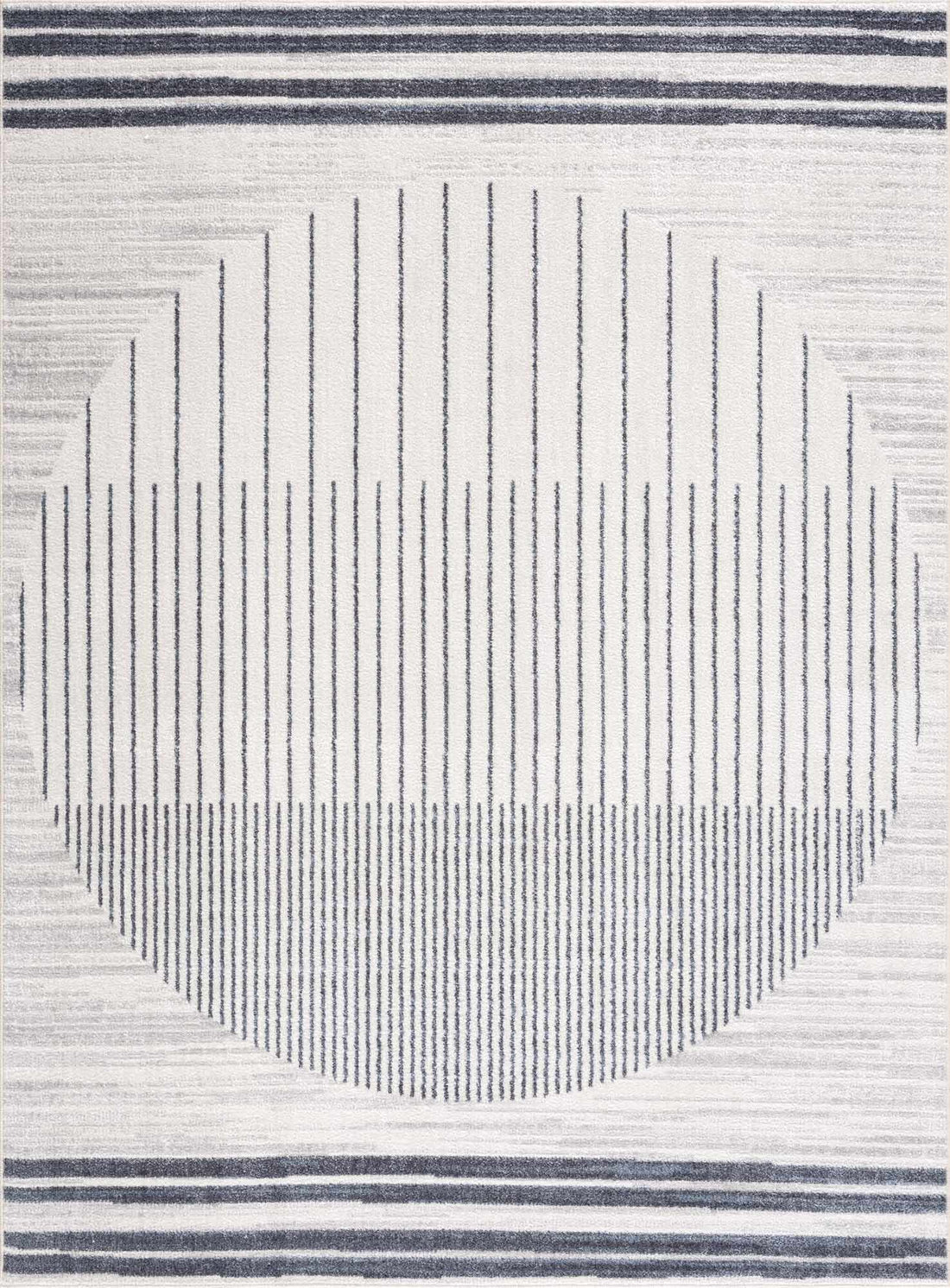 Thad Medium Gray Washable Area Rug