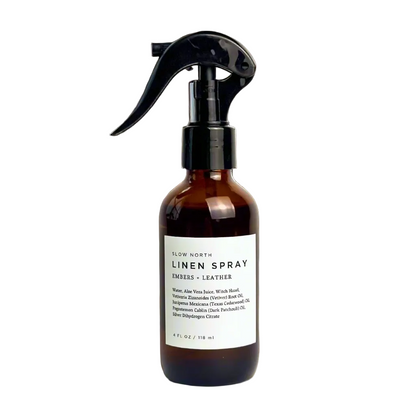 Linen Spray - Embers + Leather