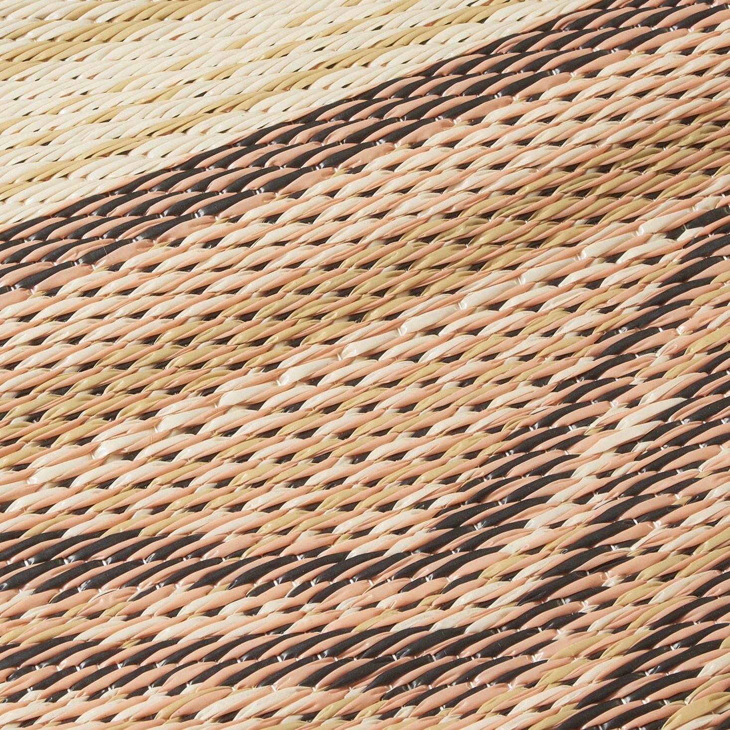 Lagos - Sand &amp; Coral Reversible Boho Outdoor Rug