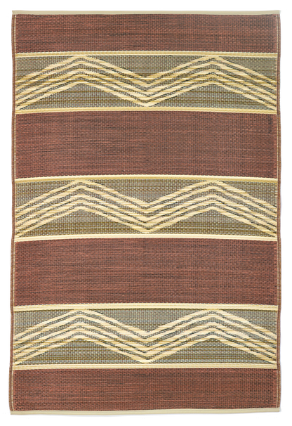 Lagos - Sand &amp; Coral Reversible Boho Outdoor Rug