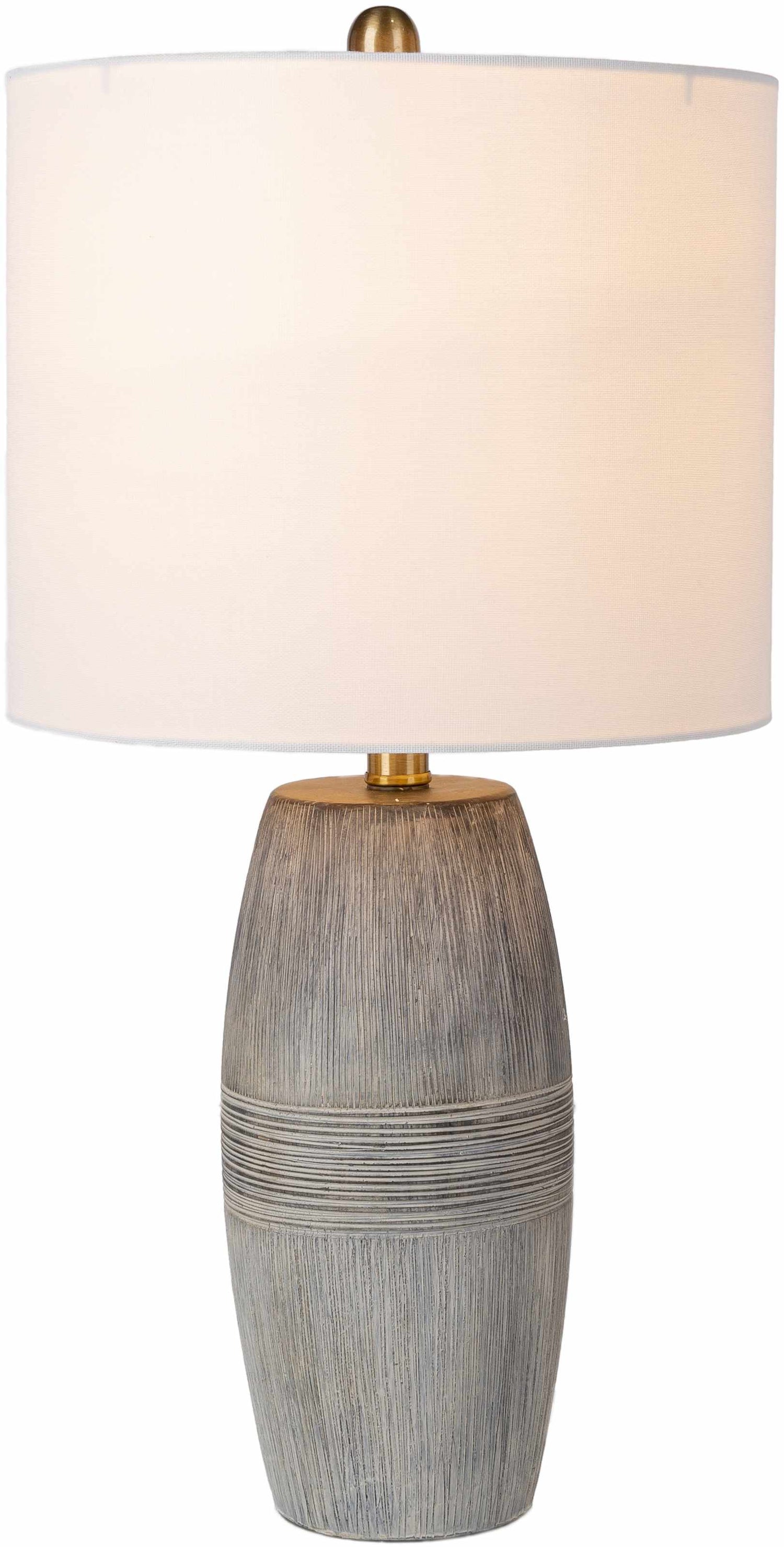 Mabayo Ribbed Ceramic Table Lamp