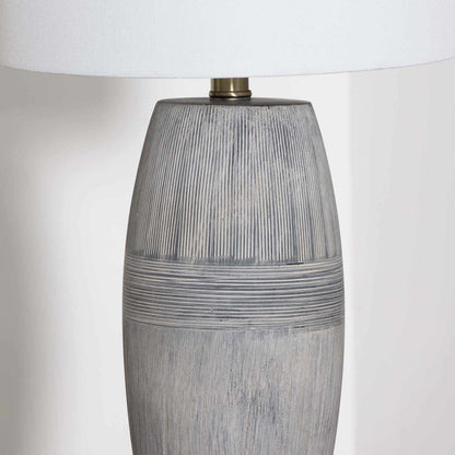 Mabayo Ribbed Ceramic Table Lamp