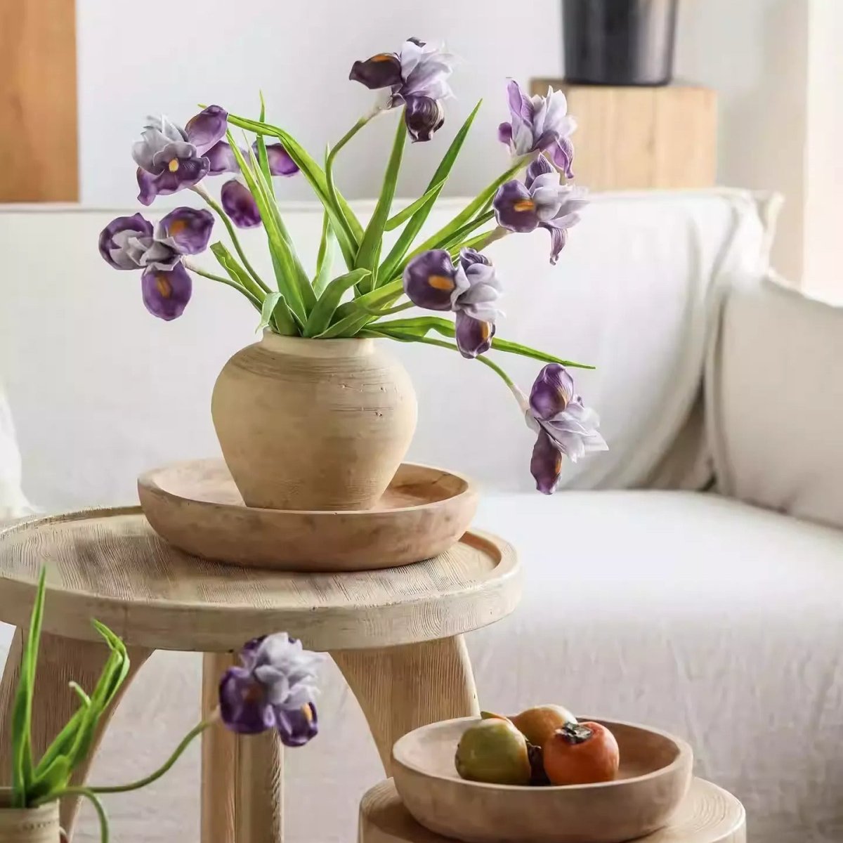 Purple Iris Stem - 22"