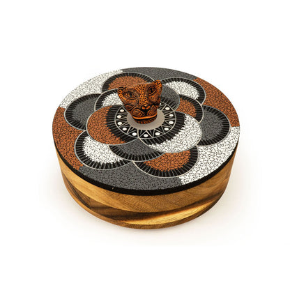 Balam, The Maya Jaguar Tortilla Holder