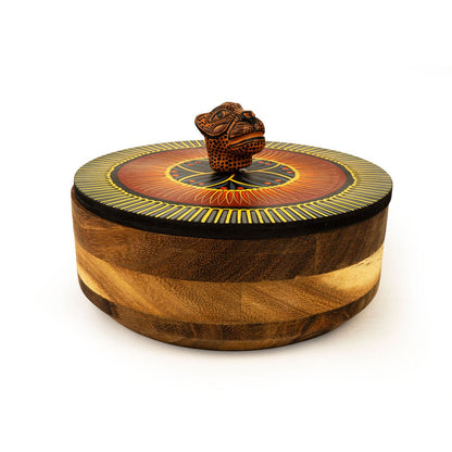 Balam, The Maya Jaguar Tortilla Holder