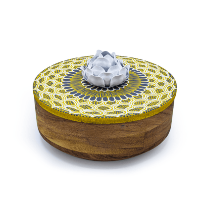 Blossom Handpainted Tortilla Holder