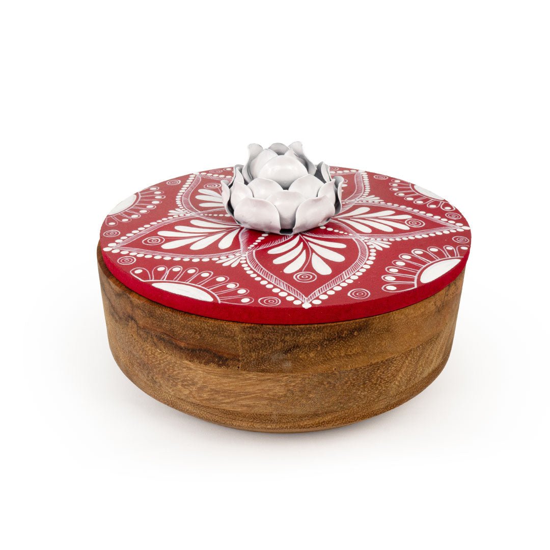 Blossom Handpainted Tortilla Holder