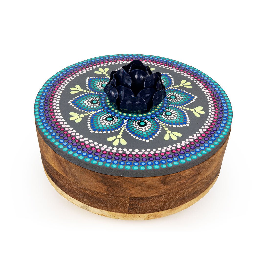 Blossom Handpainted Tortilla Holder