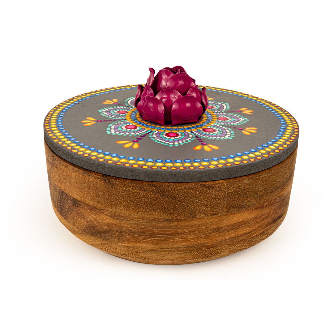 Blossom Handpainted Tortilla Holder