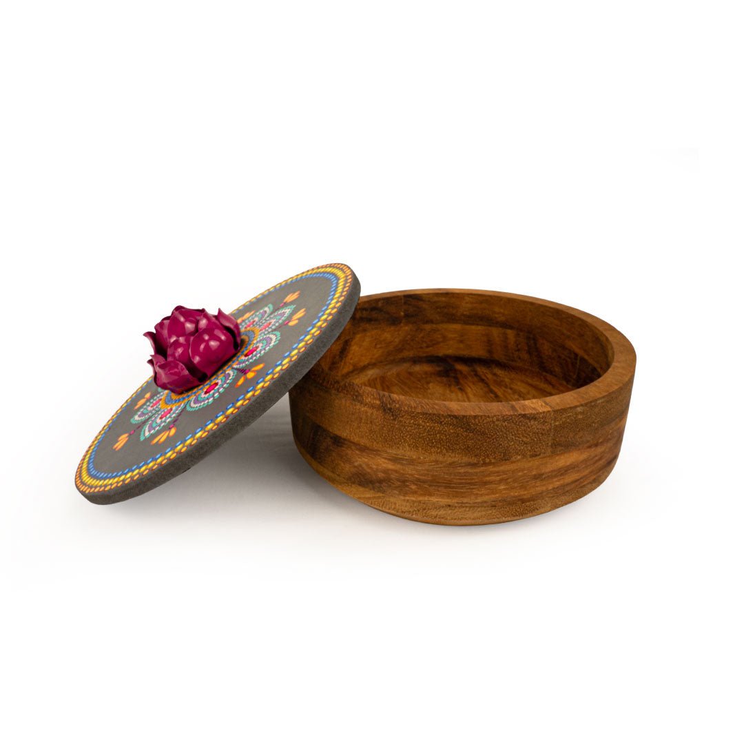 Blossom Handpainted Tortilla Holder