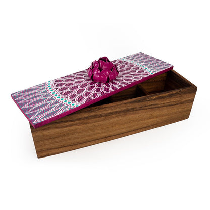 Blossom Handpainted Tea Boxes - 5 Colors
