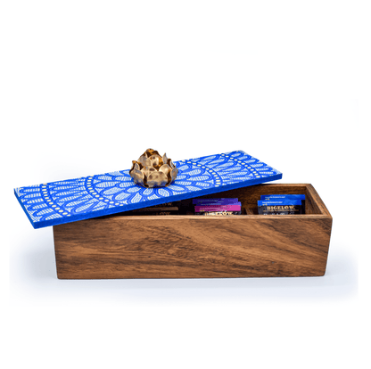 Blossom Handpainted Tea Boxes - 5 Colors