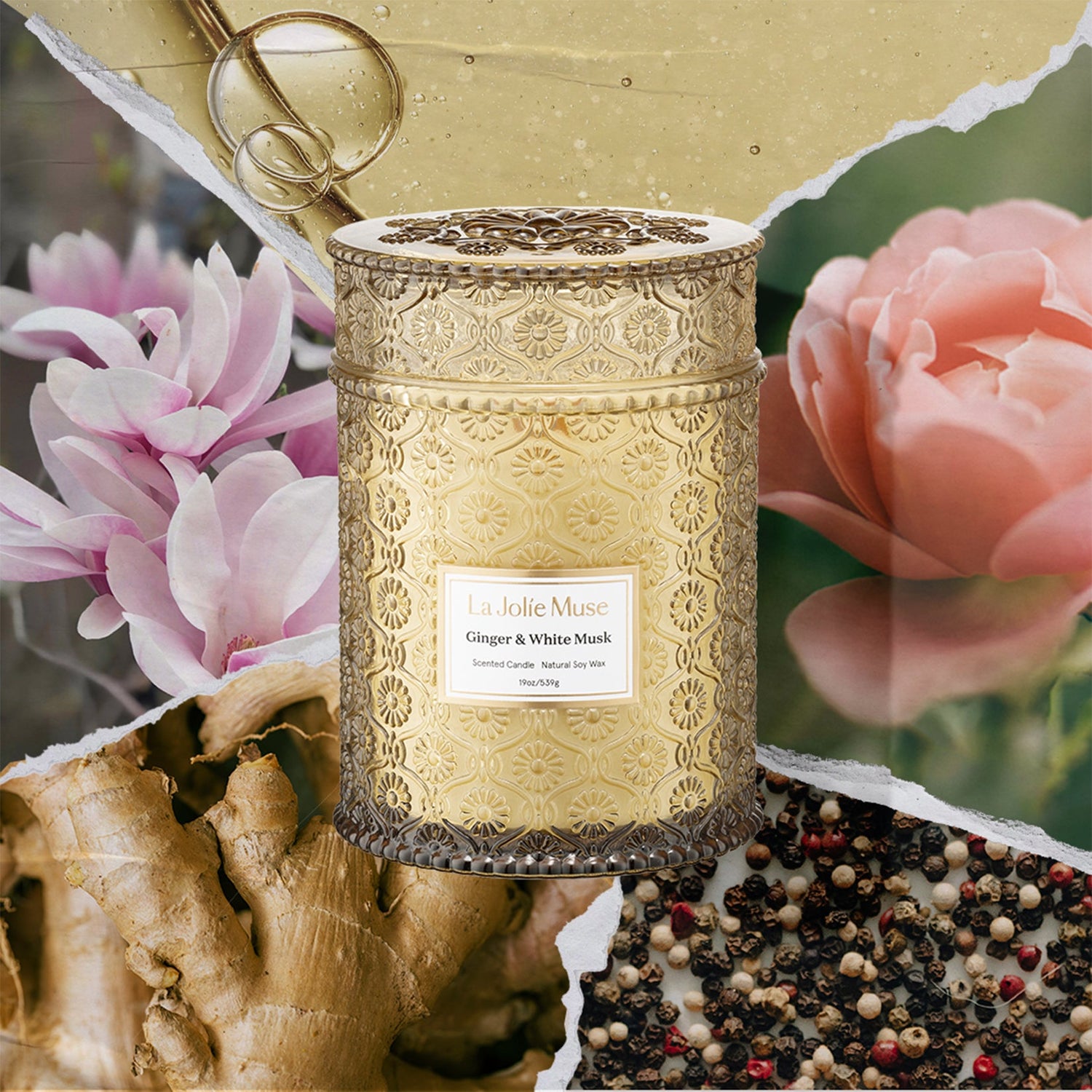 Maelyn - Ginger &amp; White Musk 19oz Candle