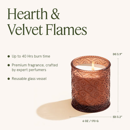 Maelyn - Hearth &amp; Velvet Flames 6oz Candle