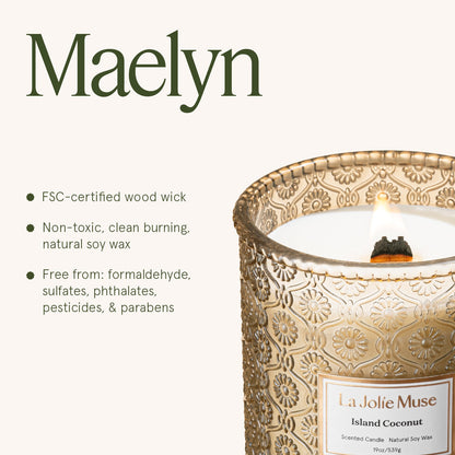 Maelyn -  Island Coconut 19oz Candle