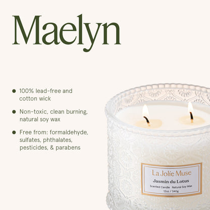 Maelyn -  Jasmin du Lotus 12oz Candle