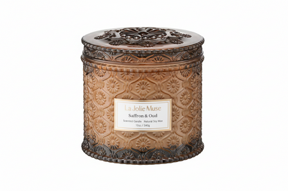 Maelyn - Saffron &amp; Oud 12oz Candle