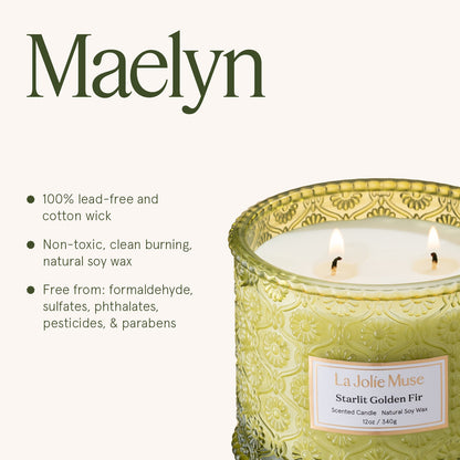 Maelyn - Starlit Golden Fir 12oz Candle