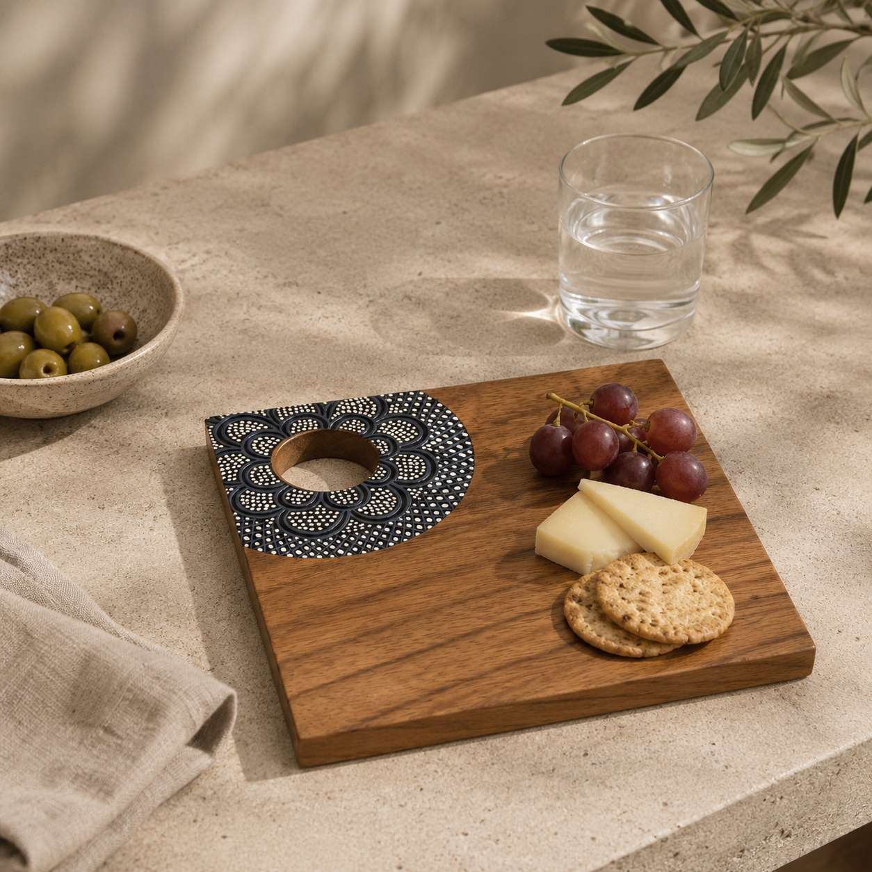 Mandala Charcuterie Board