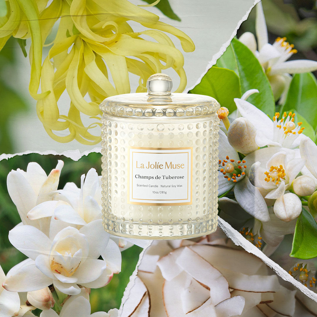 Marvella - Champs de Tuberose 10oz Candle