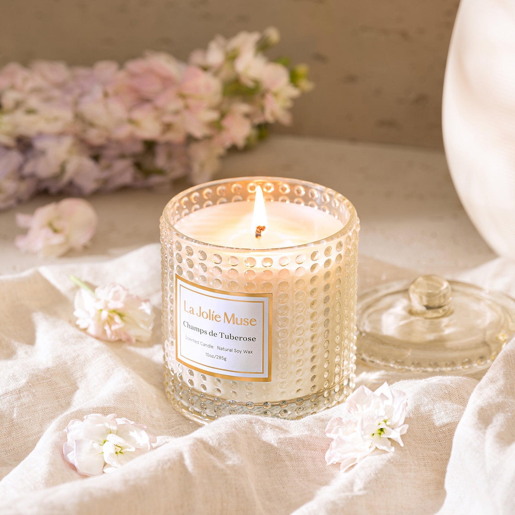 Marvella - Champs de Tuberose 10oz Candle