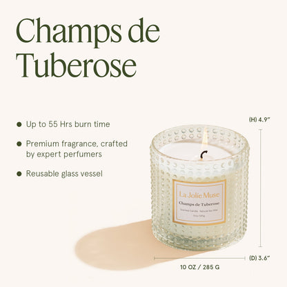 Marvella - Champs de Tuberose 10oz Candle