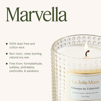 Marvella - Champs de Tuberose 10oz Candle
