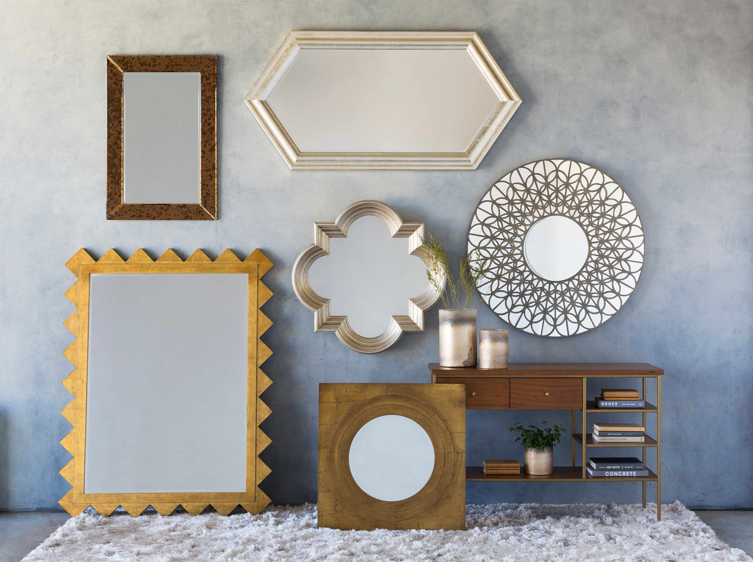 Killester Gold Frame Mirror