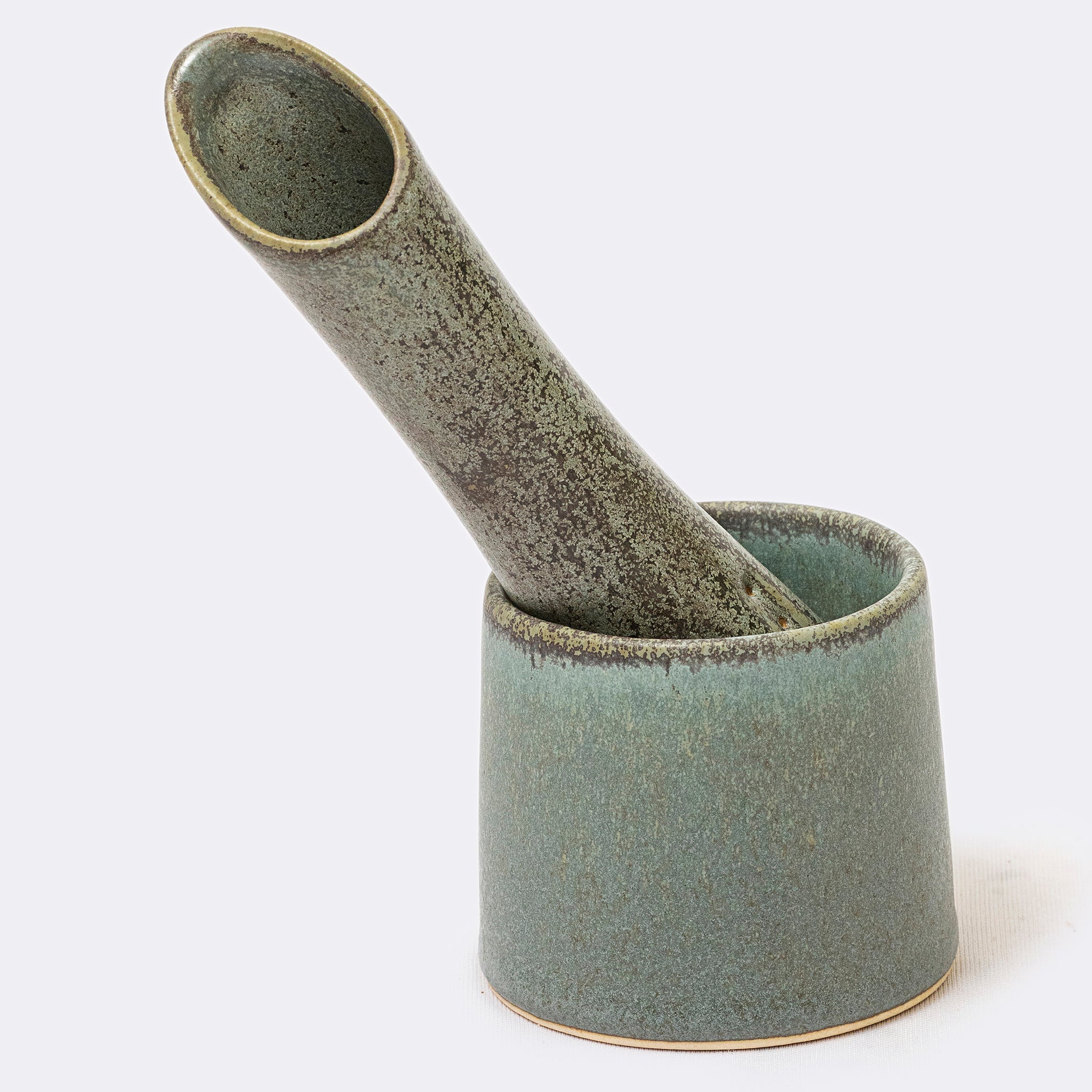 Alma Tea Infuser in Green/Sand/Cream