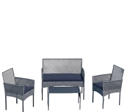 4 Pc Outdoor Patio Furniture Sets