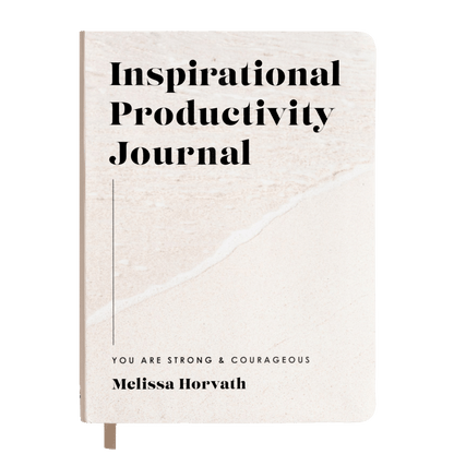 Inspirational Productivity Journal: You Are Strong &amp; Courageous