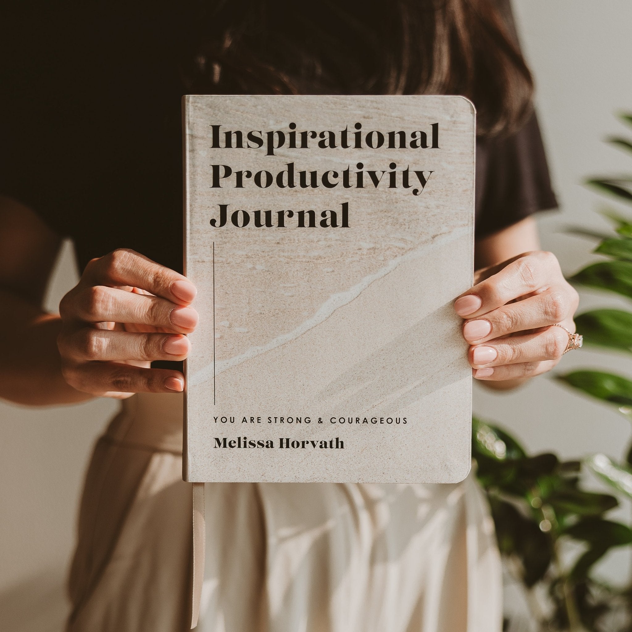 Inspirational Productivity Journal: You Are Strong &amp; Courageous
