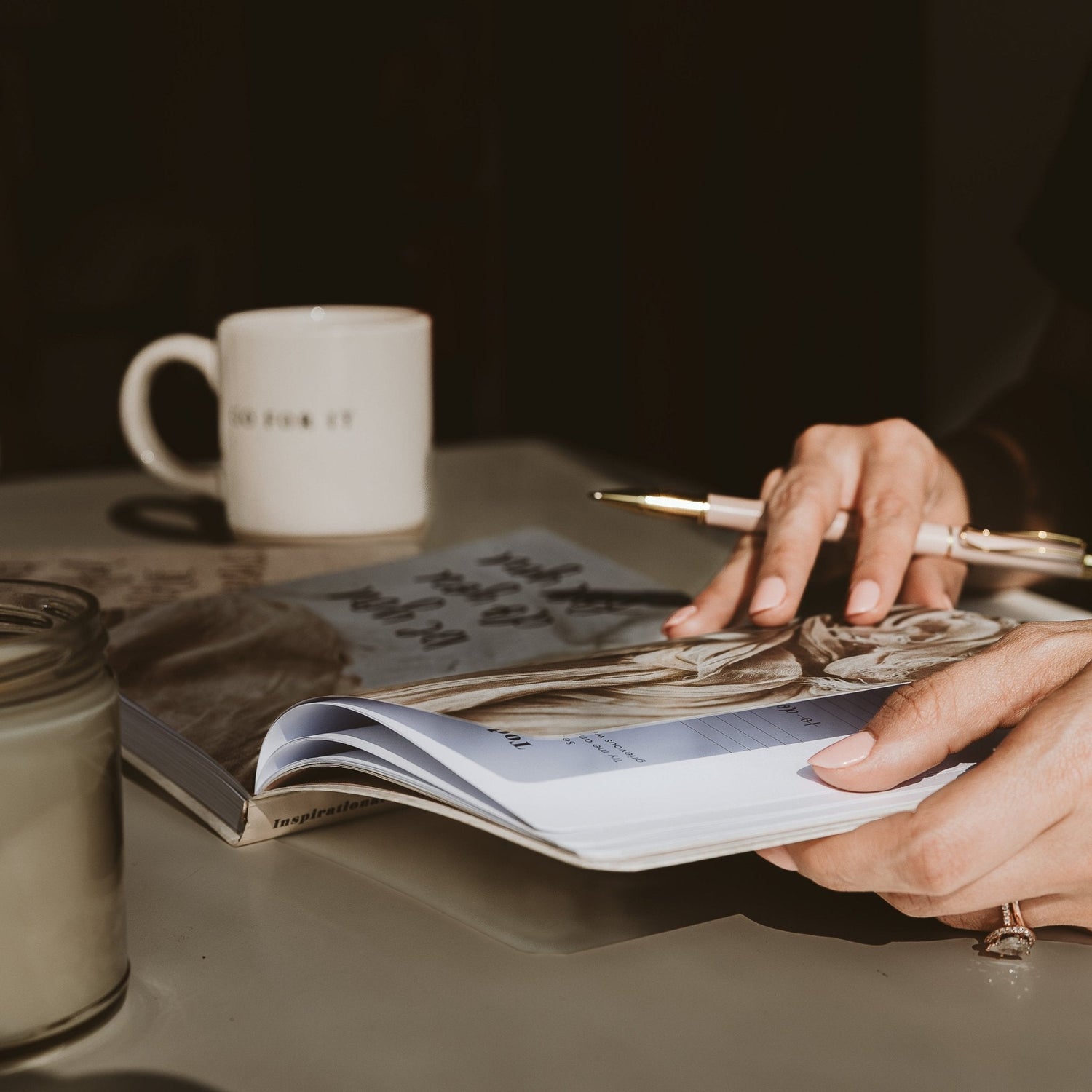 Inspirational Productivity Journal: You Are Strong &amp; Courageous