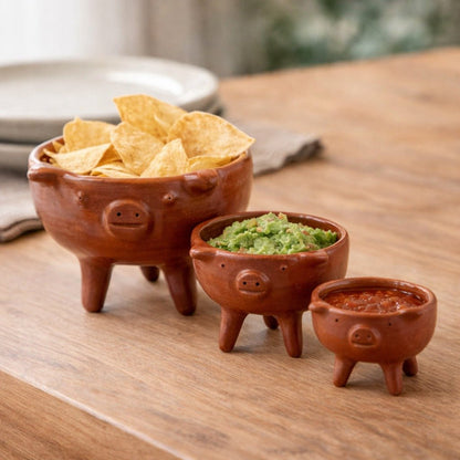 Oink &amp; Clay Bowl Set - 3 Piece