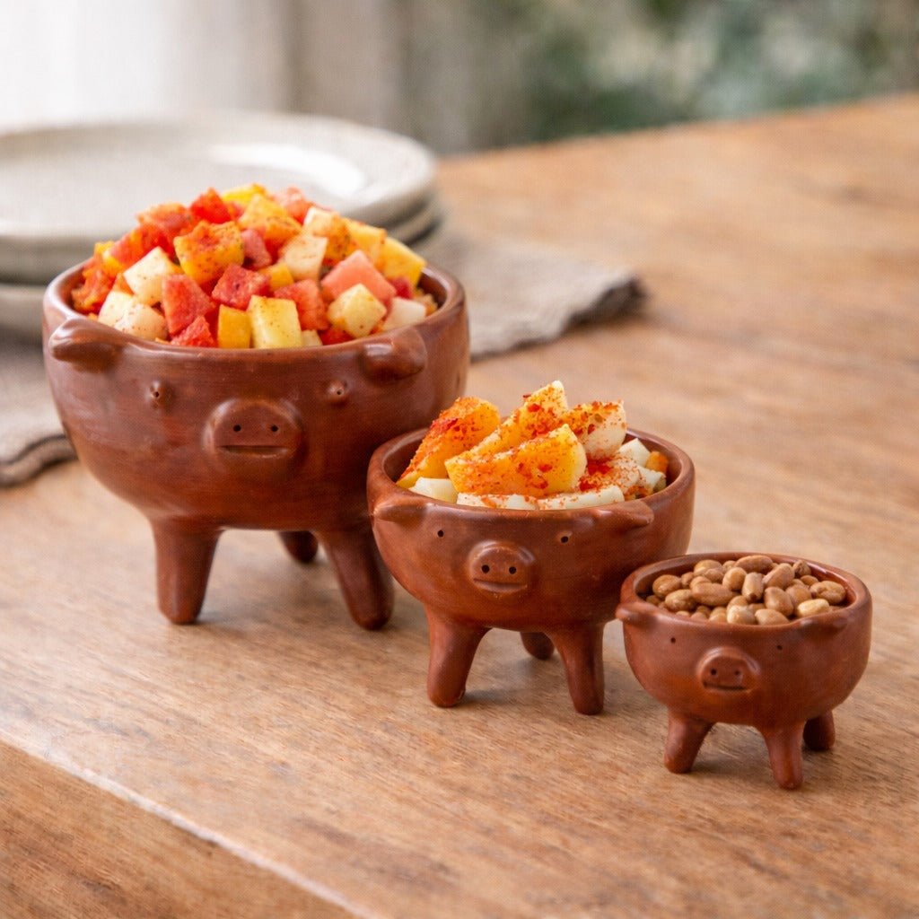 Oink &amp; Clay Bowl Set - 3 Piece