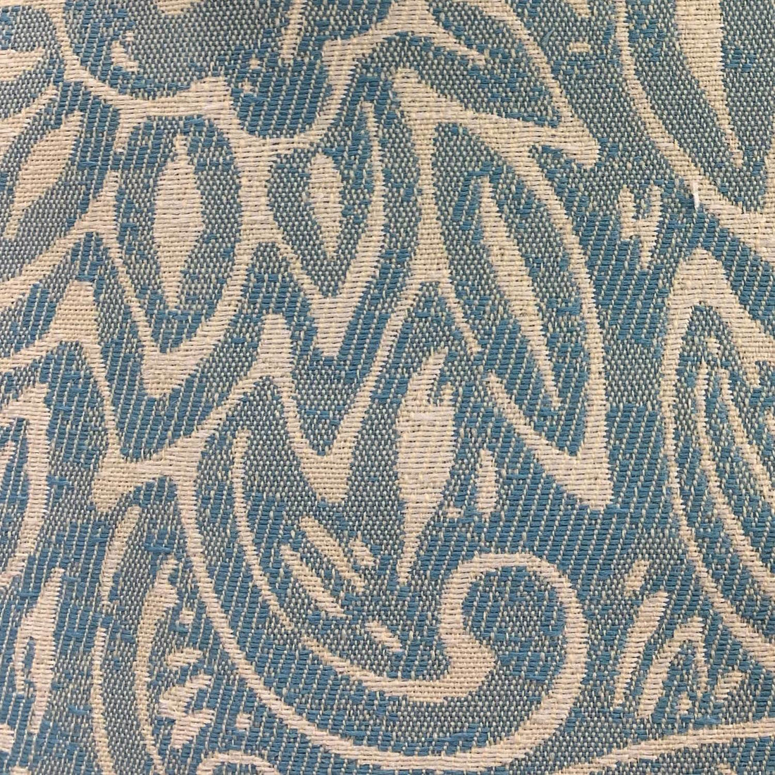 Serene Oasis Blue Floral Luxury Outdoor/Indoor Throw Pillow
