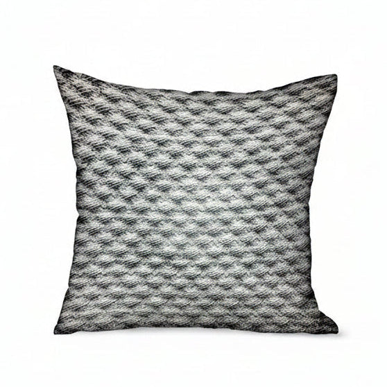 Victorian Charm Blue Dobby Luxury Outdoor/Indoor Throw Pillow