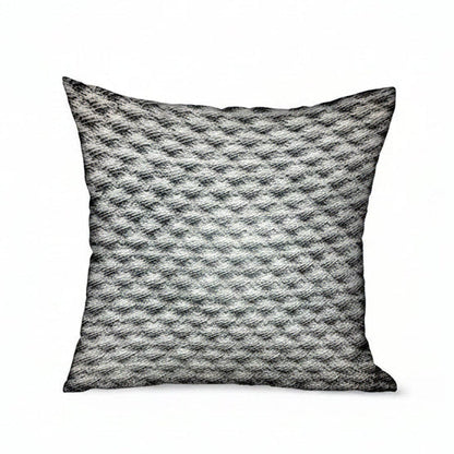 Victorian Charm Blue Dobby Luxury Outdoor/Indoor Throw Pillow