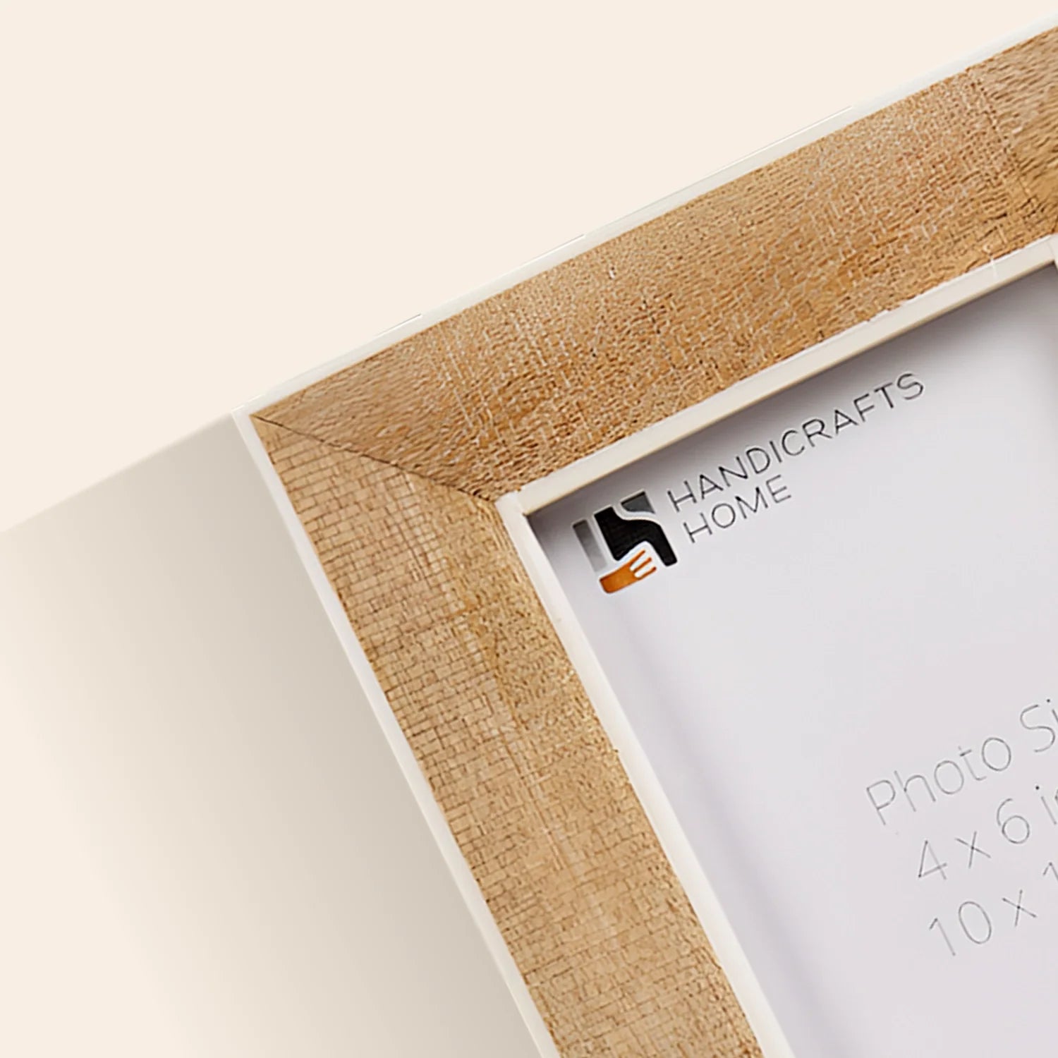 Handmade Wood/Bone Inlay Picture Frame