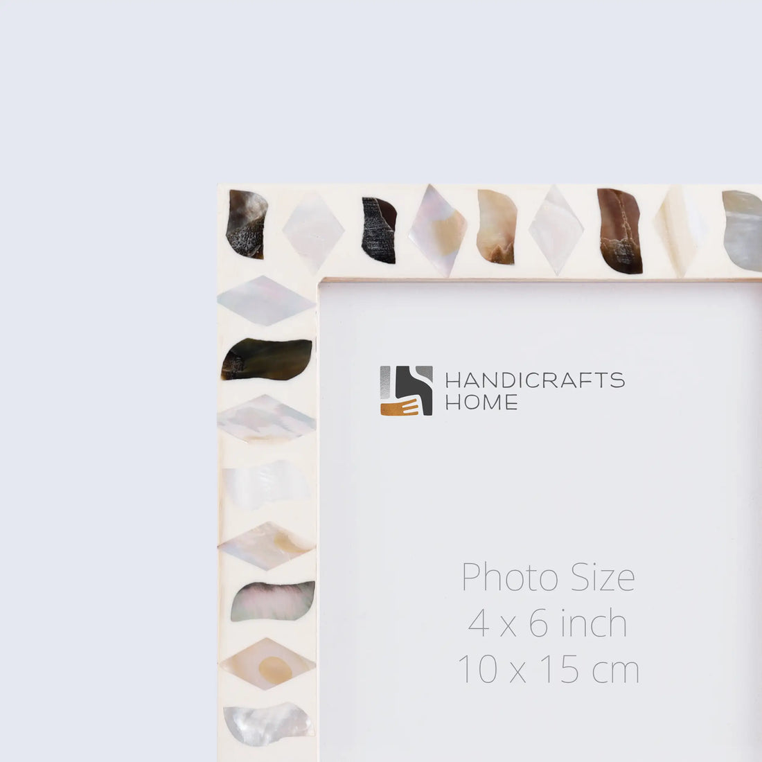 Fossil Pattern Mother of Pearl Handcrafted Resin Inlay Picture Frames