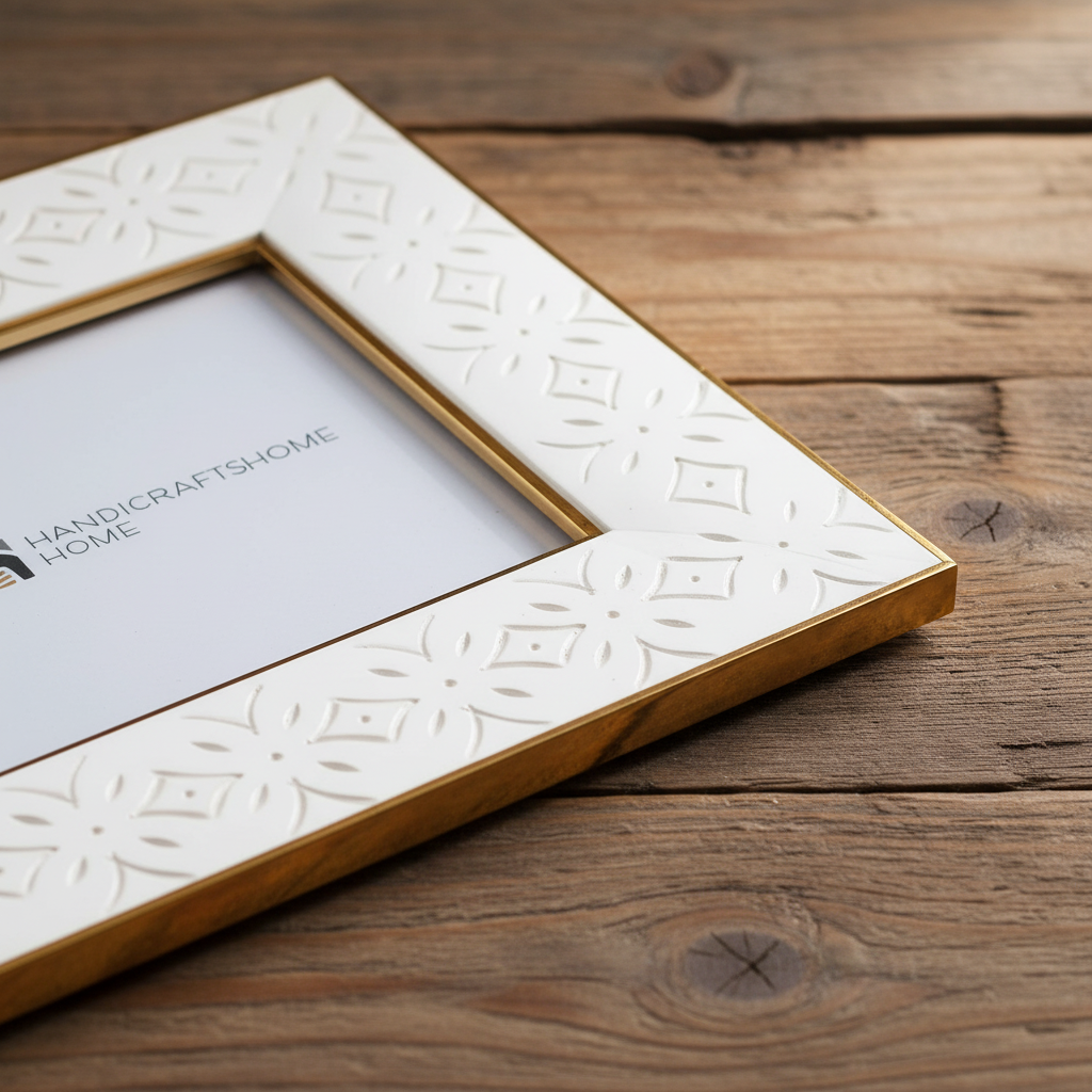 Rhythm Circles Handmade Resin Inlay Picture Frame