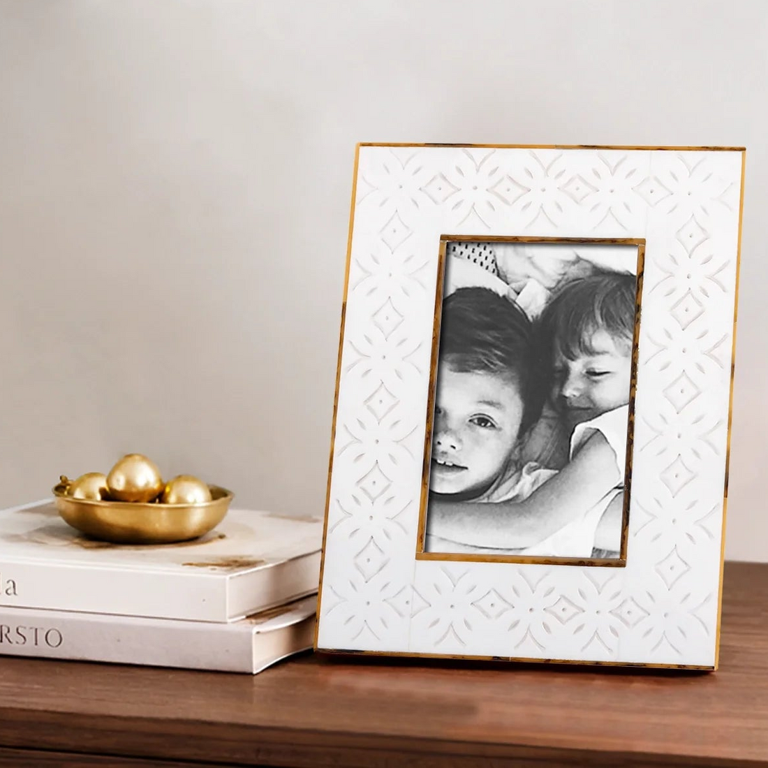 Rhythm Circles Handmade Resin Inlay Picture Frame