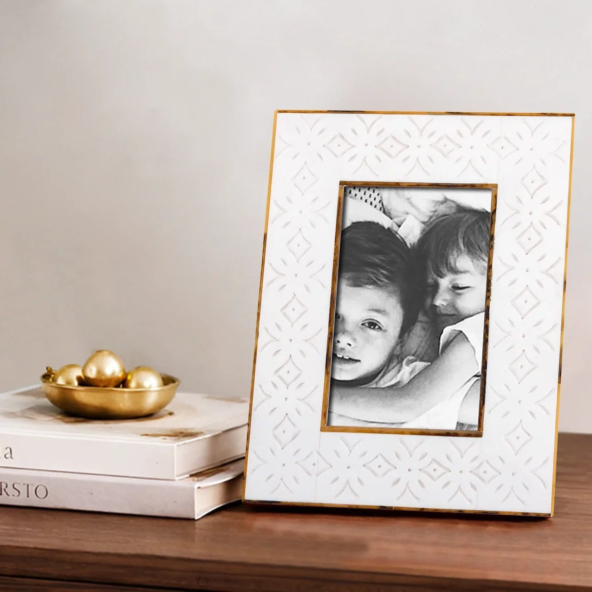 Rhythm Circles Handmade Resin Inlay Picture Frame