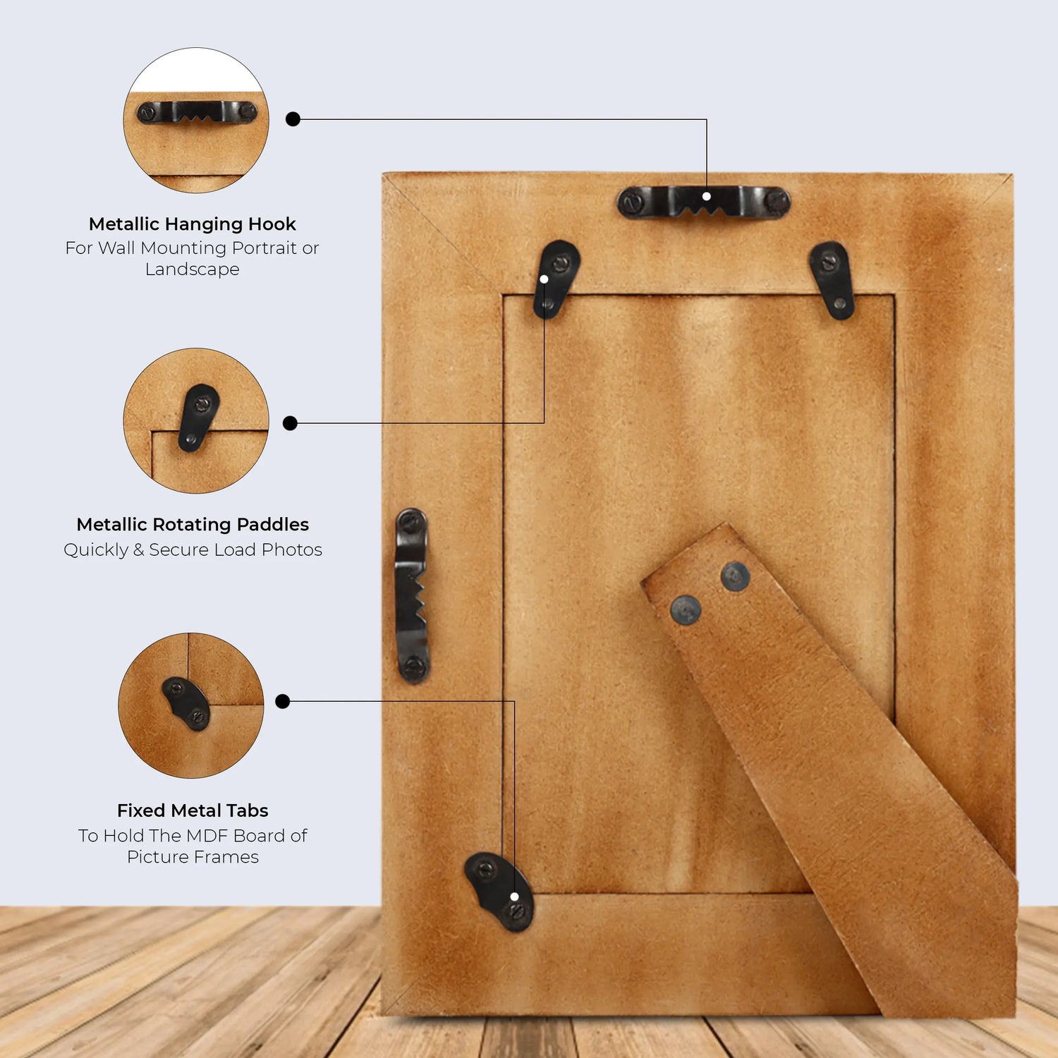 Malibu Handcrafted Bone Inlay Picture Frames in Blue