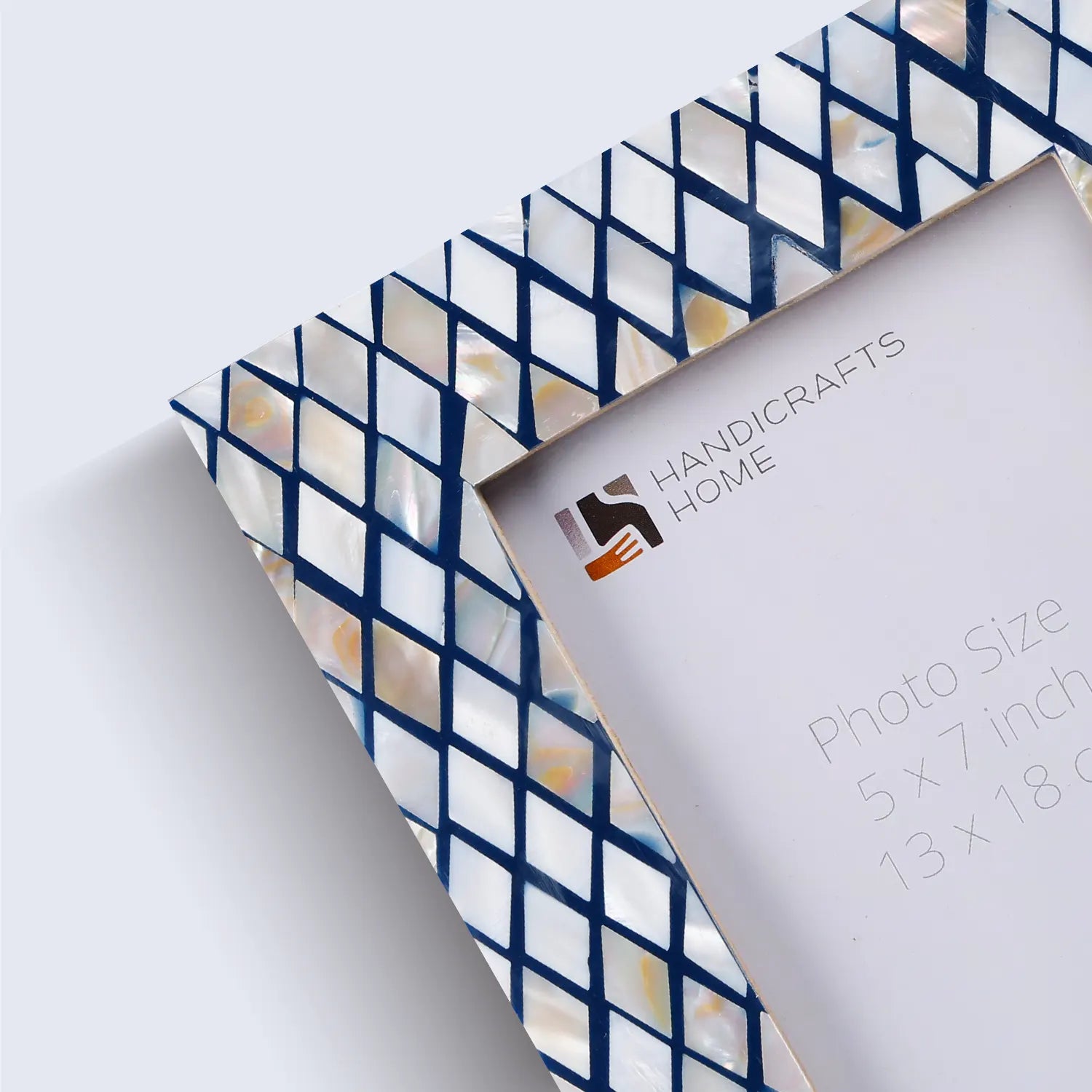 Handmade Mother of Pearl Picture Frames- Diamond