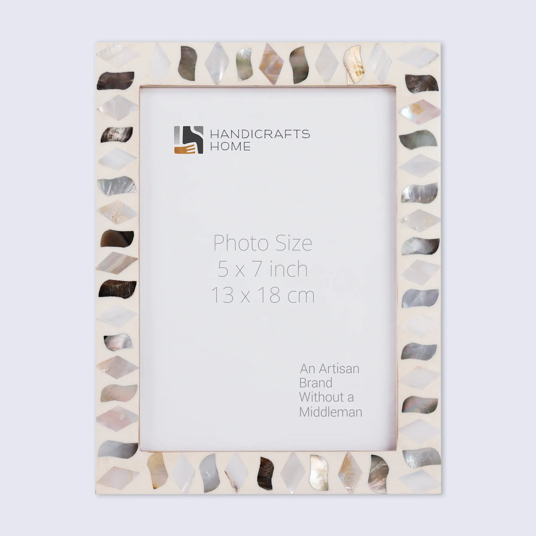 Fossil Pattern Mother of Pearl Handcrafted Resin Inlay Picture Frames