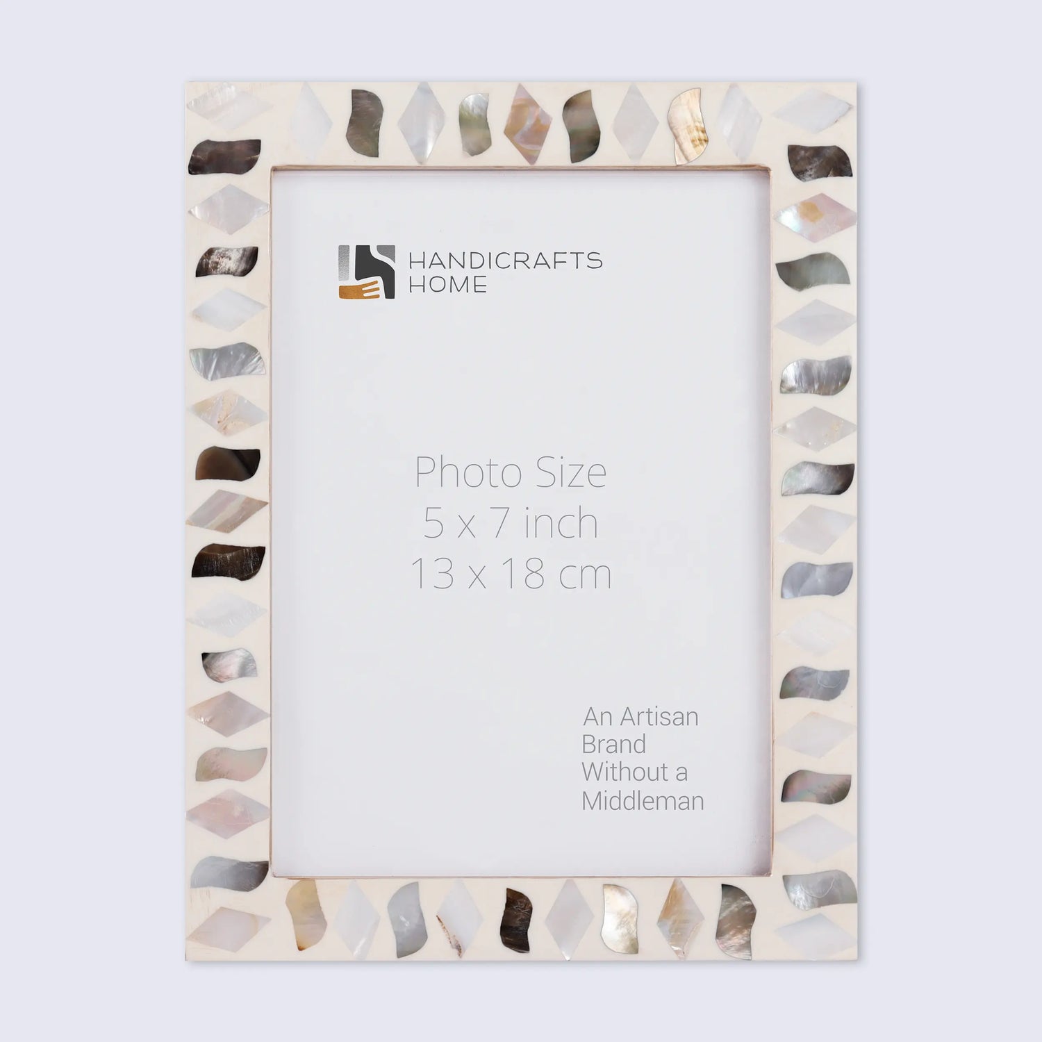 Fossil Pattern Mother of Pearl Handcrafted Resin Inlay Picture Frames