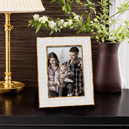 Rhythm Circles Handmade Resin Inlay Picture Frame