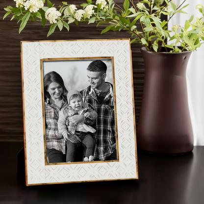 Rhythm Circles Handmade Resin Inlay Picture Frame